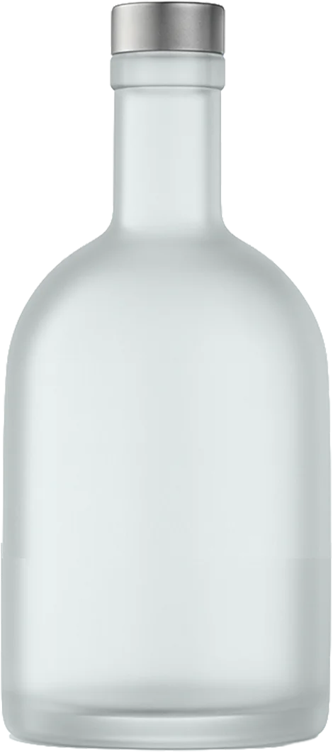 750ML frosted GLASS