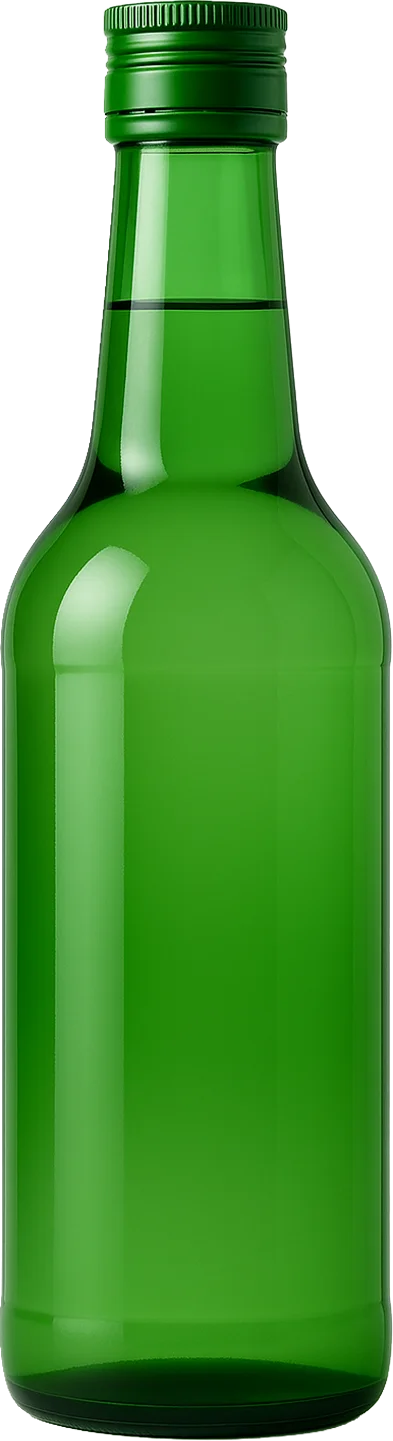 750ml soju bottle
